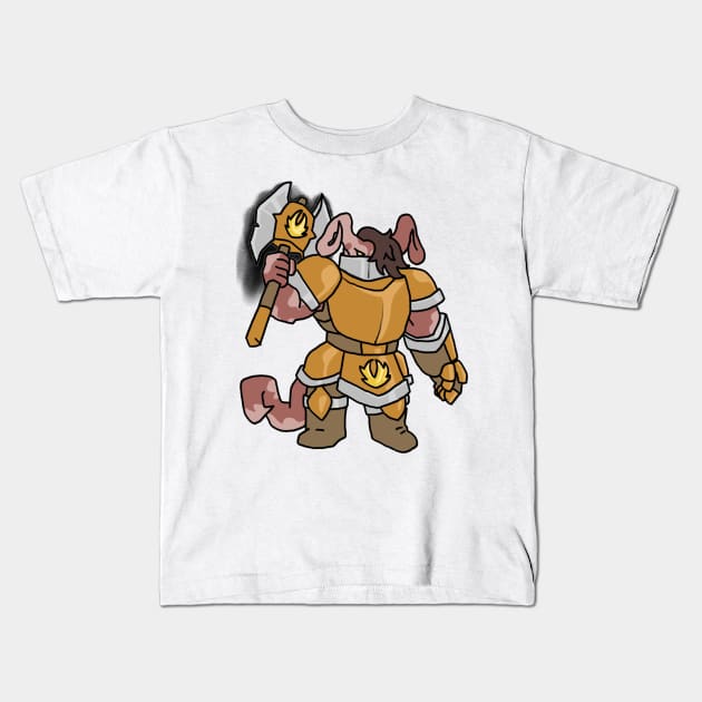 Tiefling Paladin Kids T-Shirt by NathanBenich